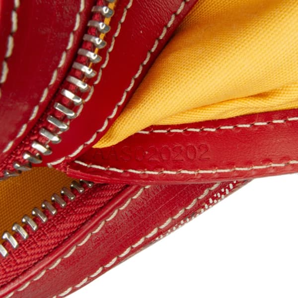 Pre-owned Goyard Goyardine Sac Cap Vert Red