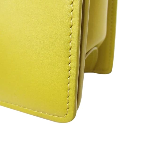 Pre-owned LOEWE Small Leather Barcelona Crossbody Yellow