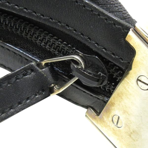 Pre-owned Gucci GG Canvas Crossbody  Black