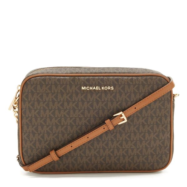 Michael Kors Crossbody Jet Set Lg Ew Brun  Man
