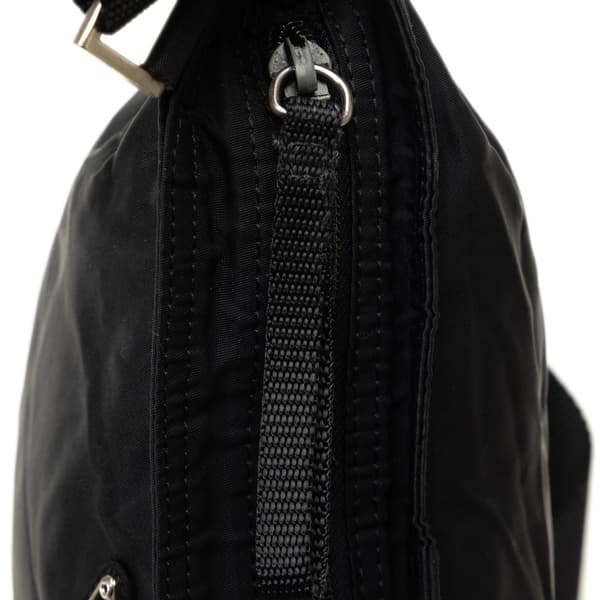 Pre-owned Prada Tessuto Zip Top Crossbody Black