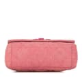 Miniatyrbild 4 av 10: Pre-owned Dior Medium Denim Macrocannage Caro Bag Pink