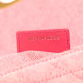 Miniatyrbild 7 av 10: Pre-owned Dior Medium Denim Macrocannage Caro Bag Pink