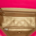 Miniatyrbild 5 av 10: Pre-owned Chanel Mini Square Classic Lambskin Pearl Crush Single Flap Pink