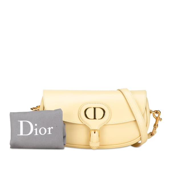 Pre-owned Dior Bobby East West Crossbody Bag Yellow