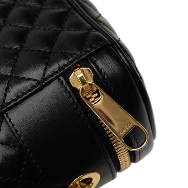 Pre-owned Gucci Zumi Cylindrical Black