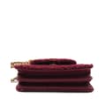 Miniatyrbild 4 av 10: Pre-owned Chanel CC Tweed Crossbody Red