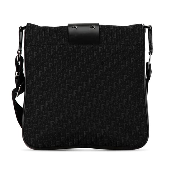Pre-owned Dior Oblique Canvas Street Chic Crossbody Black