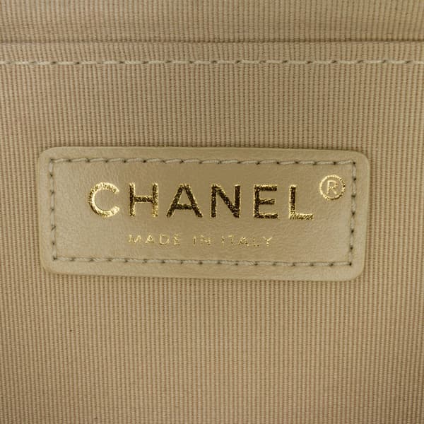 Pre-owned Chanel Mini Metallic Lambskin Like a Wallet Flap Bag Pink