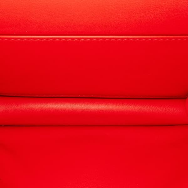 Pre-owned Hermès Mini Evercolor Constance Optique 18 Red