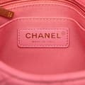 Miniatyrbild 6 av 9: Pre-owned Chanel Mini Square Lambskin Pearl Samba Flap Pink