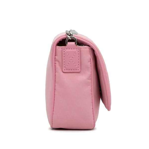 Pre-owned Alexander McQueen Nylon Skull Crossbody Pink