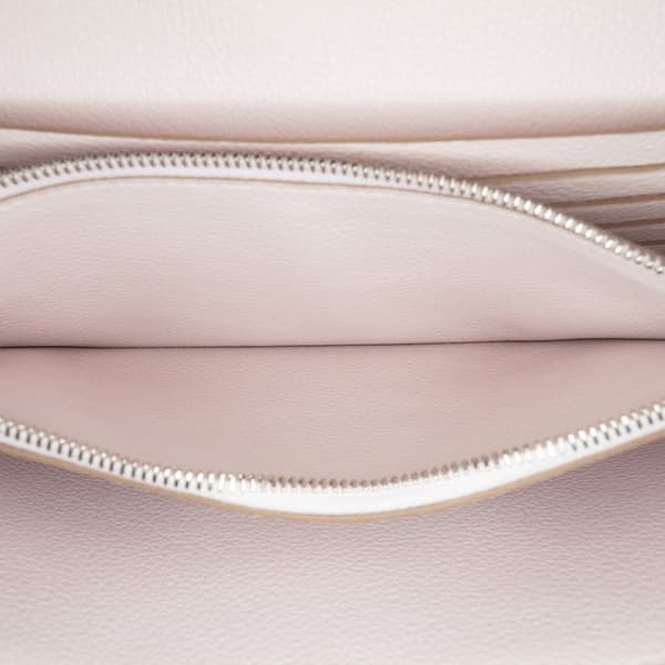 Pre-owned Hermès Evercolor Constance To Go Wallet Pink