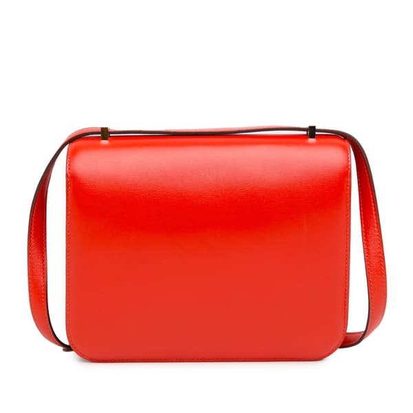 Pre-owned Hermès Mini Tadelakt Constance 18 Red