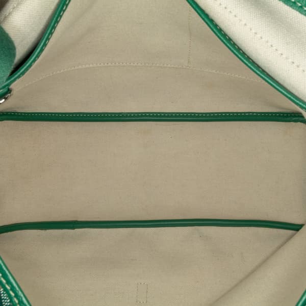 Pre-owned Goyard Goyardine Capetien MM Messenger Green