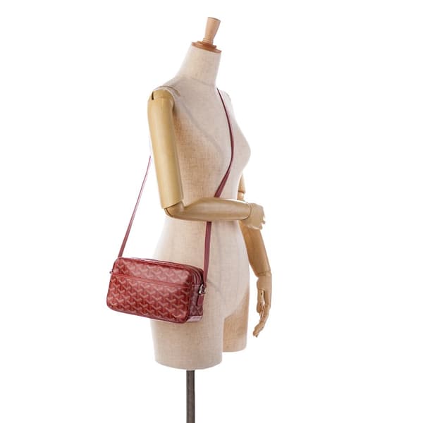 Pre-owned Goyard Goyardine Sac Cap Vert Red