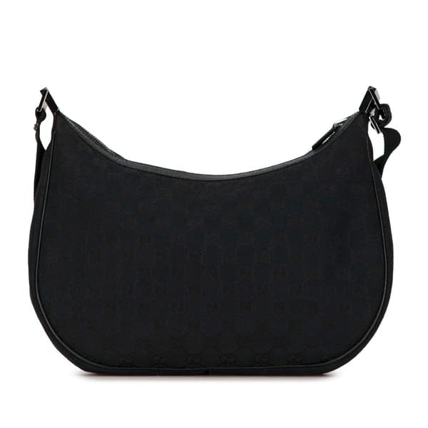Pre-owned Gucci GG Canvas Crossbody Black