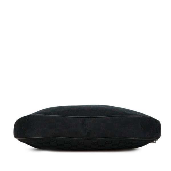 Pre-owned Gucci GG Canvas Crossbody Black