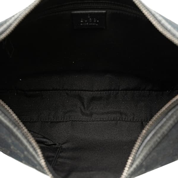 Pre-owned Gucci GG Canvas Crossbody Black
