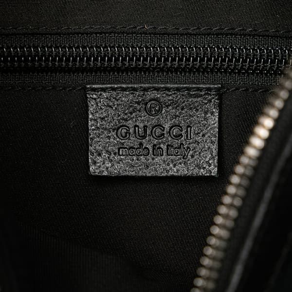 Pre-owned Gucci GG Canvas Crossbody  Black