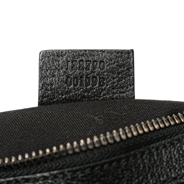 Pre-owned Gucci GG Canvas Crossbody Black