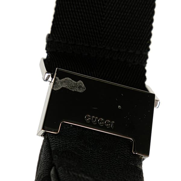 Pre-owned Gucci GG Canvas Crossbody Black