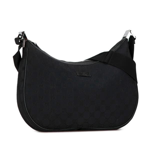 Pre-owned Gucci GG Canvas Crossbody Black