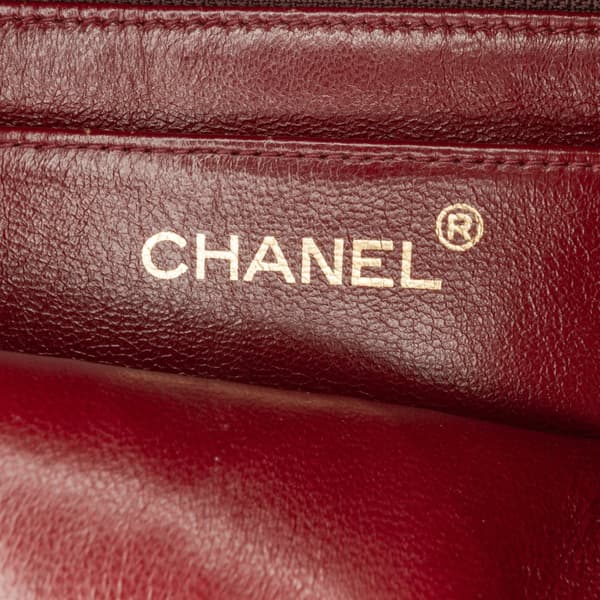 Pre-owned Chanel Mini Square Classic Jersey Flap Black