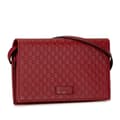 Miniatyrbillede 2 af 9: Pre-owned Gucci Microguccissima Wallet on Strap Red