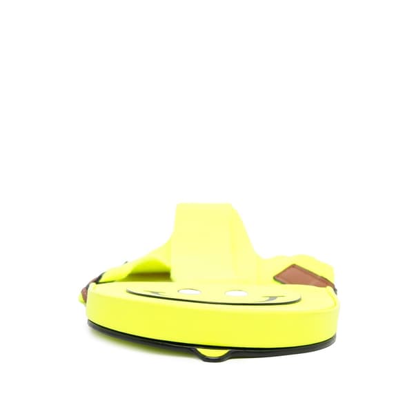 Pre-owned LOEWE Small Smiley Heel Crossbody Yellow