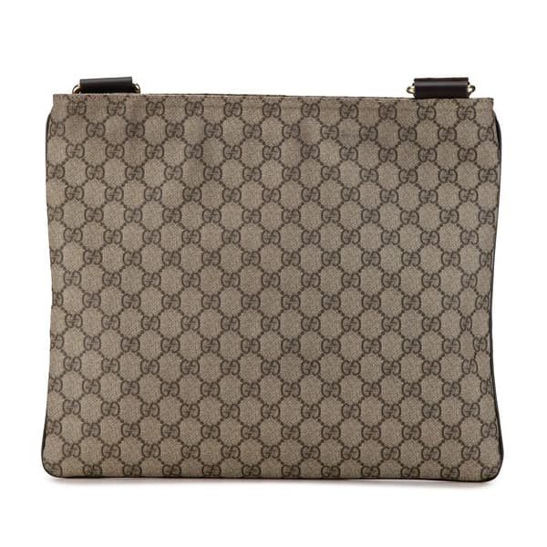 Pre-owned Gucci GG Supreme Crossbody Brown