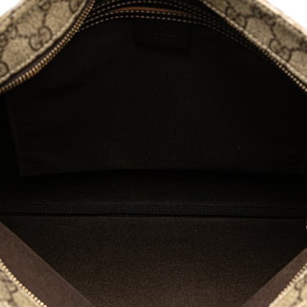 Pre-owned Gucci GG Supreme Crossbody Brown