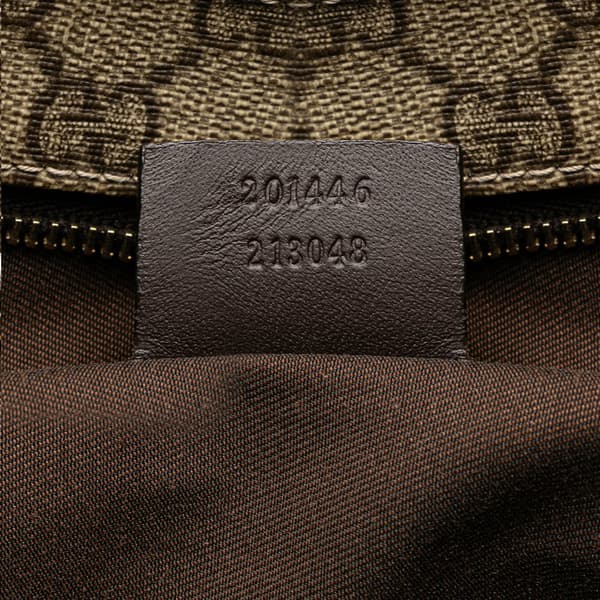 Pre-owned Gucci GG Supreme Crossbody Brown