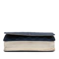 Pikkukuva 4 / 9: Pre-owned Chanel Satin Diamond Stitch Wallet On Chain Blue
