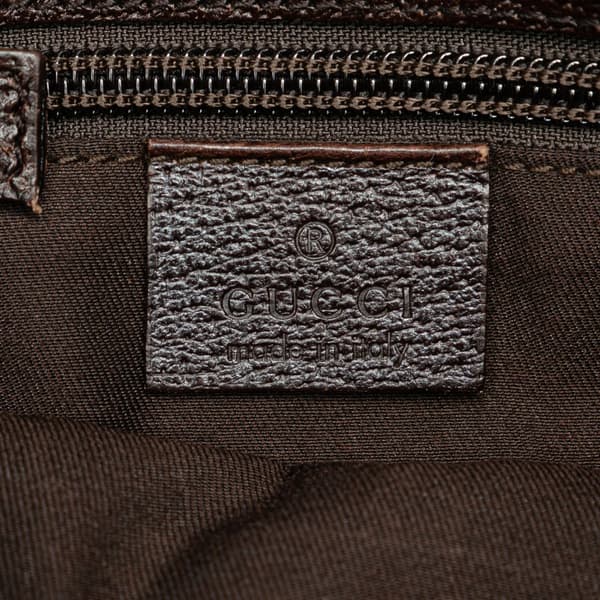 Pre-owned Gucci GG Canvas Crossbody Brown