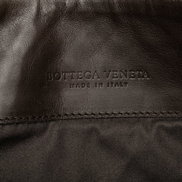 Pre-owned Bottega Veneta Intrecciato Crossbody Brown