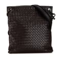 Miniatyrbillede 2 af 10: Pre-owned Bottega Veneta Intrecciato Crossbody Brown