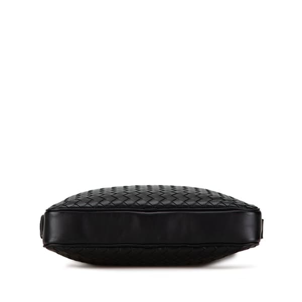Pre-owned Bottega Veneta Intrecciato Crossbody Black