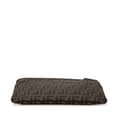 Miniatyrbild 4 av 10: Pre-owned Fendi Zucca Coated Canvas Crossbody Brown