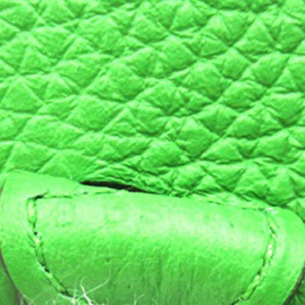 Pre-owned Hermès Clemence Evelyne TPM Green