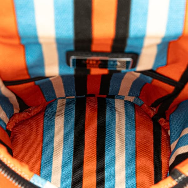 Pre-owned Prada Canapa Baiadera Crossbody Bag Orange