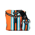 Miniatyrbilde 1 av 10: Pre-owned Prada Canapa Baiadera Crossbody Bag Orange