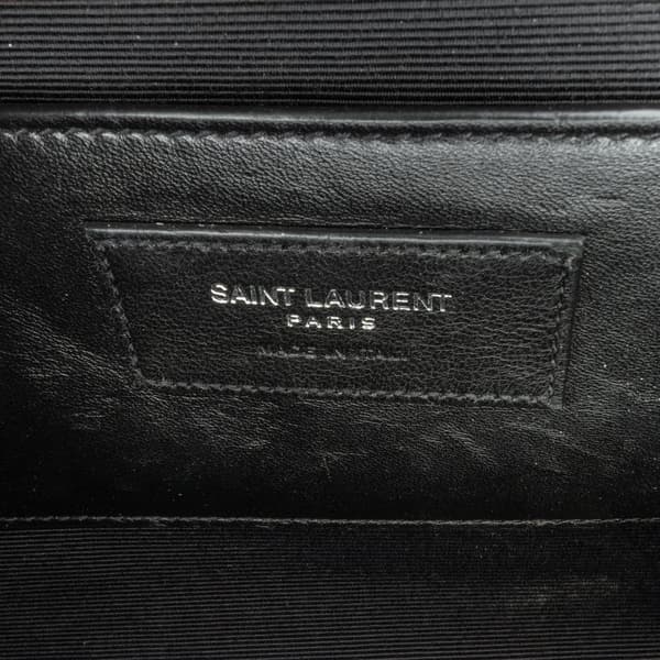 Pre-owned Saint Laurent Medium Embossed Kate Tassel Crossbody Red