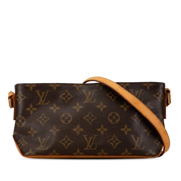 Pre-owned Louis Vuitton Monogram Trotteur Brown