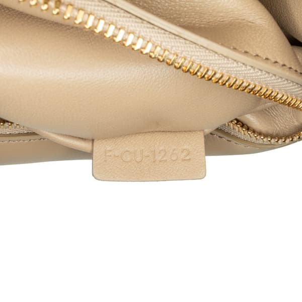 Pre-owned Celine Medium Leather Tabou Crossbody Brown