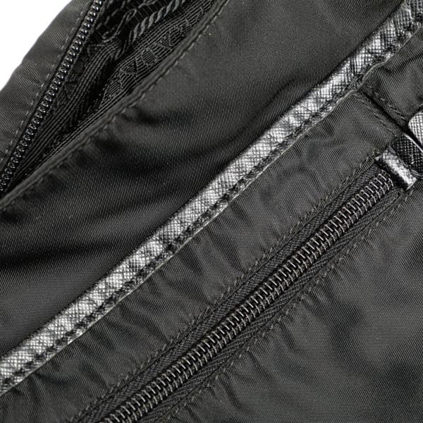 Pre-owned Prada Tessuto Zip Top Crossbody Black