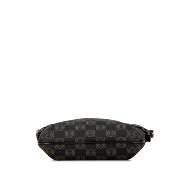 Pre-owned LOEWE Anagram Canvas Crossbody Black