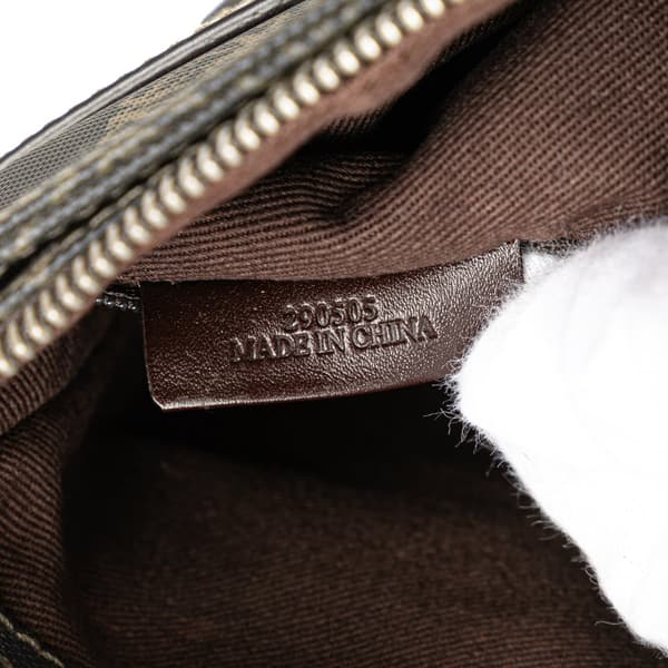 Pre-owned LOEWE Anagram Canvas Crossbody Black