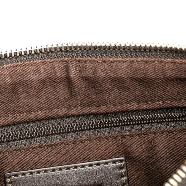 Pre-owned LOEWE Anagram Canvas Crossbody Black