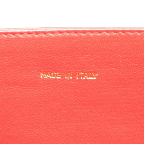 Pre-owned Chanel CC Quilted Lambskin Full Flap Red